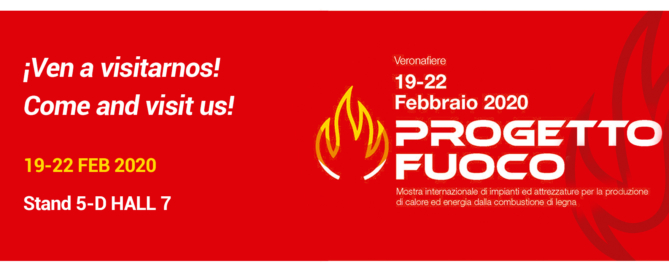 Carbel will exhibit at the Progetto Fuoco show in Verona