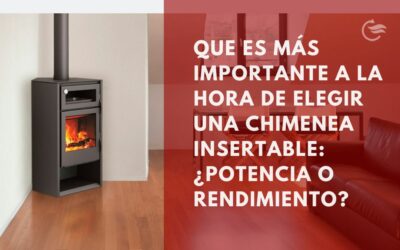 Que es más importante a la hora de elegir una chimenea insertable: ¿Potencia o rendimiento?