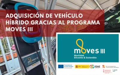 Carbel refuerza su compromiso sostenible con la adquisición de un vehículo híbrido gracias al programa MOVES III