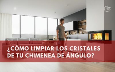 ¿Cómo limpiar los cristales de tu chimenea de ángulo?
