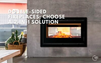 Double-sided fireplaces: choose a 2-in-1 solution