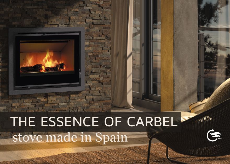 CARBEL wood-burning stove made in Spain