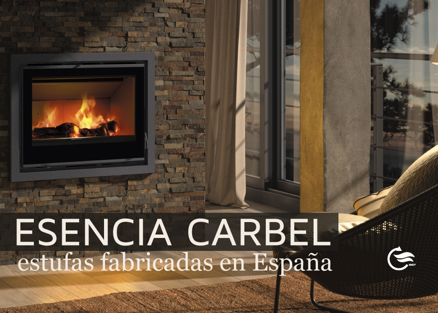 Estufa de leña CARBEL fabricada en España